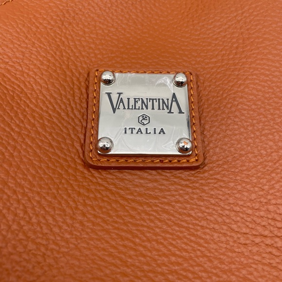 Made In Italy Leather Sling Backpack From Valentina Medium Size - Picture 6 of 11